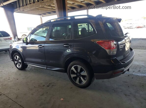 JF2SJAJC0JH456900 2018 SUBARU FORESTER Серый Задняя левая четверть