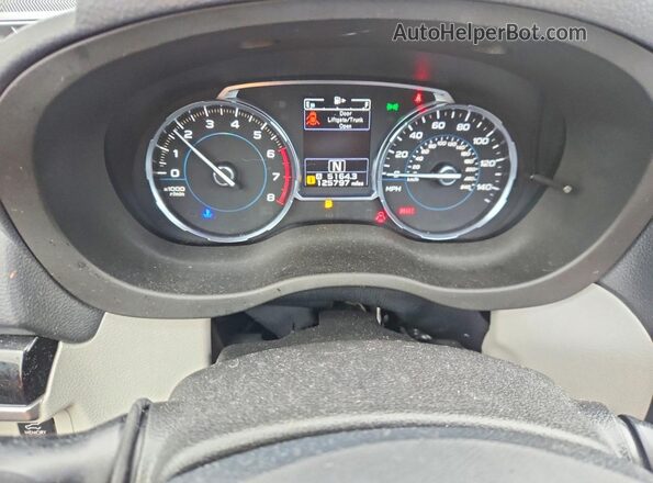 JF2SJAJC1HH535115 2017 SUBARU FORESTER Белый Вид щитка приборов