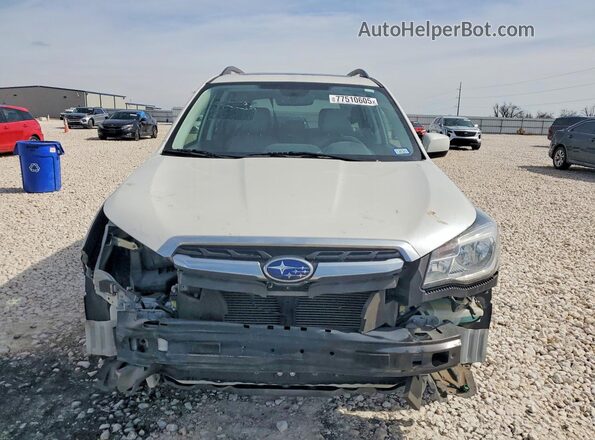 JF2SJAJC1JH600907 2018 SUBARU FORESTER White Вид спереду