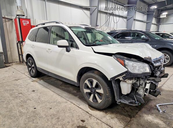 JF2SJAJC2JH414406 2018 SUBARU FORESTER 2.5 Белый Передняя правая четверть