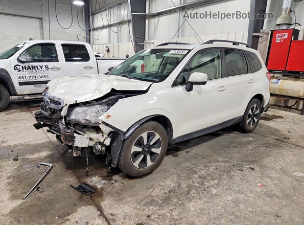 JF2SJAJC2JH414406 2018 SUBARU FORESTER 2.5 Белый Передняя левая четверть