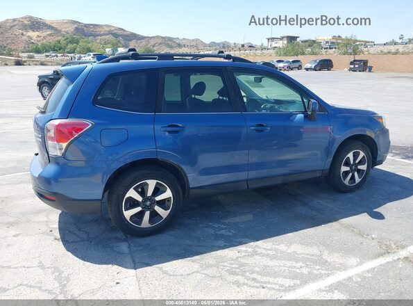 JF2SJAJC3HH801816 2017 SUBARU FORESTER 2.5 Синий Вид задней части салона
