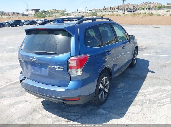 JF2SJAJC3HH801816 2017 SUBARU FORESTER 2.5 Синий Задняя правая четверть