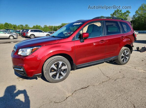 JF2SJAJC4HH546951 2017 SUBARU FORESTER Красный Передняя левая четверть