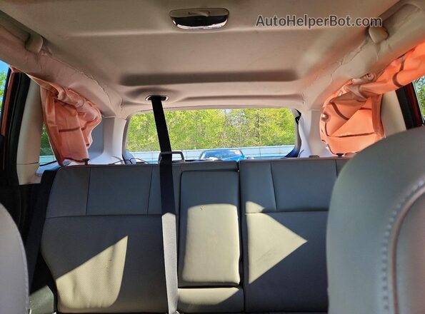 JF2SJAJC4HH546951 2017 SUBARU FORESTER Красный Вид задних сидений