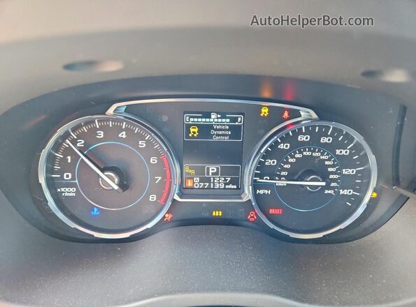 JF2SJAJC4HH546951 2017 SUBARU FORESTER Красный Вид щитка приборов