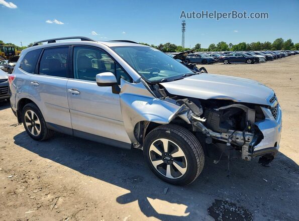 JF2SJAJC4JH500722 2018 SUBARU FORESTER Серый Передняя правая четверть