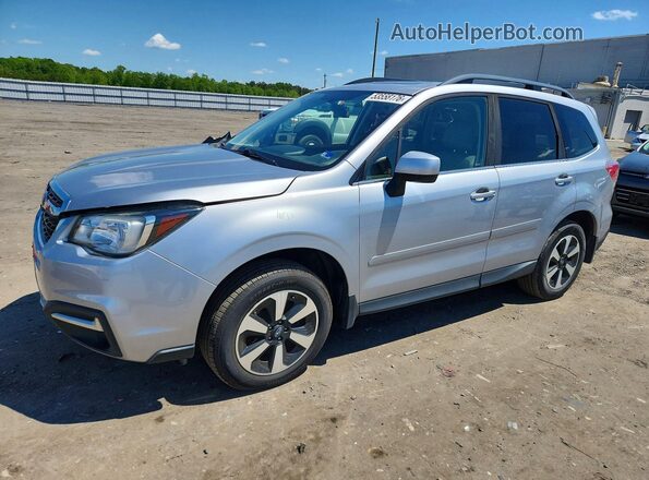 JF2SJAJC4JH500722 2018 SUBARU FORESTER Серый Передняя левая четверть