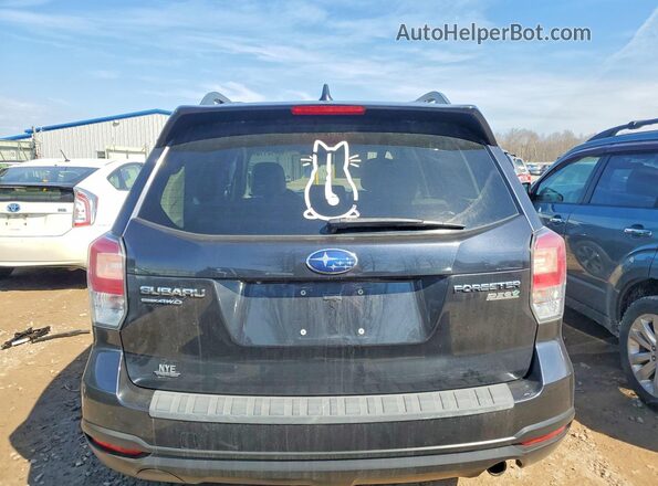 JF2SJAJC6HH488454 2017 SUBARU FORESTER Угольный Вид сзади
