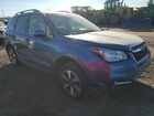 2018 Subaru Forester 2.5i Limited Синий vin: JF2SJAJC6JH465049