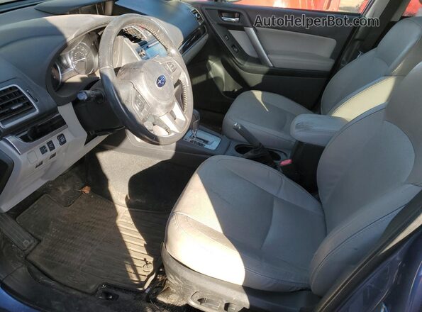 JF2SJAJC6JH465049 2018 SUBARU FORESTER Синий Вид салона спереди