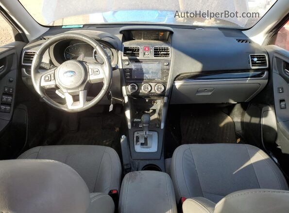 JF2SJAJC6JH465049 2018 SUBARU FORESTER Синий Вид панели приборов