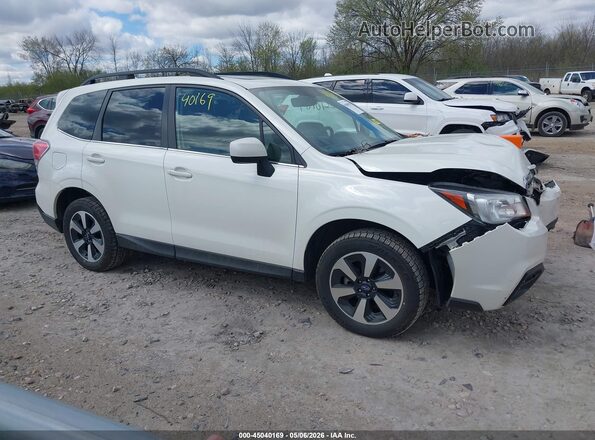 JF2SJALC2JH423202 2018 SUBARU FORESTER 2.5 White Przód prawy