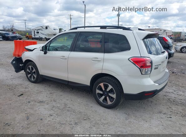 JF2SJALC2JH423202 2018 SUBARU FORESTER 2.5 White Tył lewy