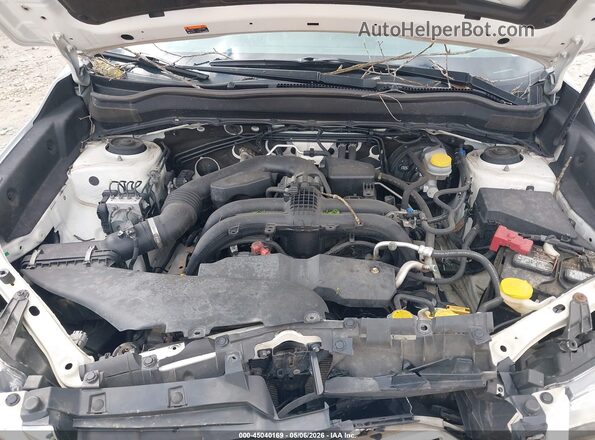 JF2SJALC2JH423202 2018 SUBARU FORESTER 2.5 White Widok z tyłu