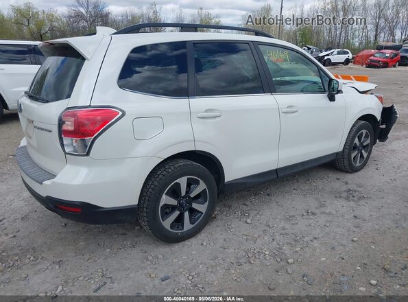 JF2SJALC2JH423202 2018 SUBARU FORESTER 2.5 White Tył prawy