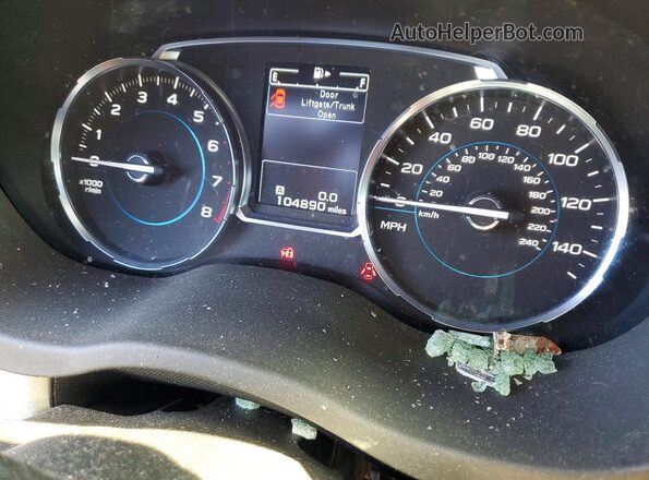 JF2SJALC7HH479842 2017 SUBARU FORESTER Темно-бордовый Вид щитка приборов