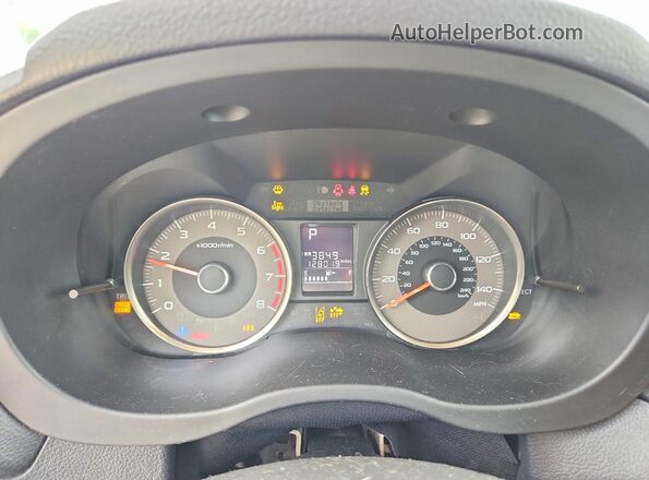 JF2SJARC0GH564138 2016 SUBARU FORESTER Желто-коричневый Вид щитка приборов