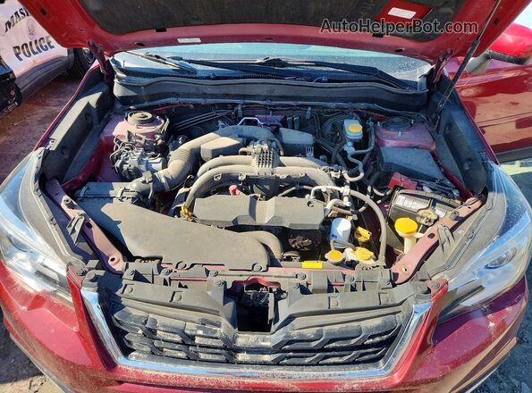 JF2SJARC0HH533814 2017 SUBARU FORESTER Красный Вид подкапотного пространства