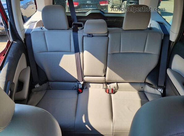JF2SJARC0HH533814 2017 SUBARU FORESTER Красный Вид задних сидений