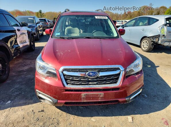 JF2SJARC0HH533814 2017 SUBARU FORESTER Красный Вид спереди
