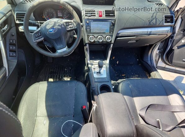 JF2SJARC1GH550832 2016 SUBARU FORESTER Silver Widok deski rozdzielczej
