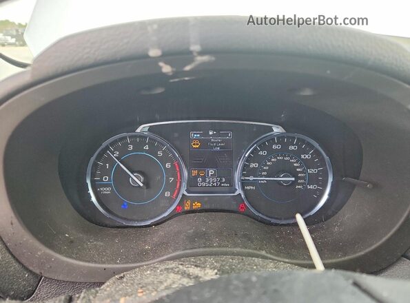 JF2SJARC1HH436945 2017 SUBARU FORESTER Silver Widok zestawu wskaźników