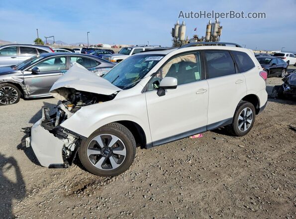 JF2SJARC1HH812849 2017 SUBARU FORESTER Белый Передняя левая четверть