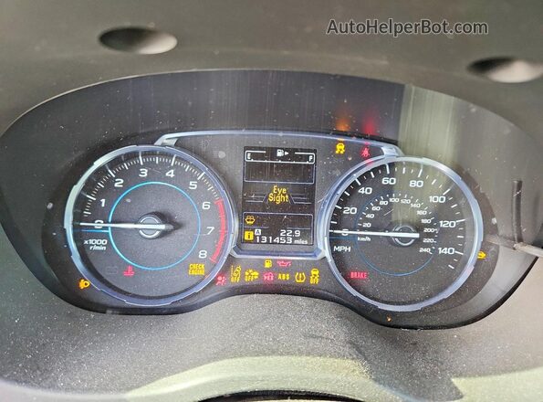 JF2SJARC1HH812849 2017 SUBARU FORESTER Белый Вид щитка приборов