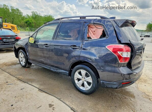 JF2SJARC5GH567536 2016 SUBARU FORESTER Черный Задняя левая четверть