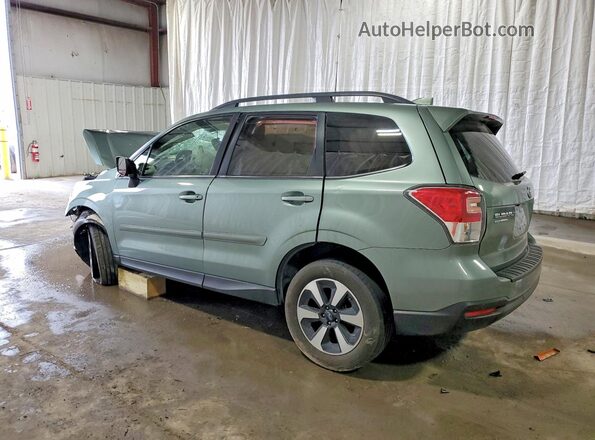 JF2SJARC6JH529501 2018 SUBARU FORESTER Зеленый Задняя левая четверть