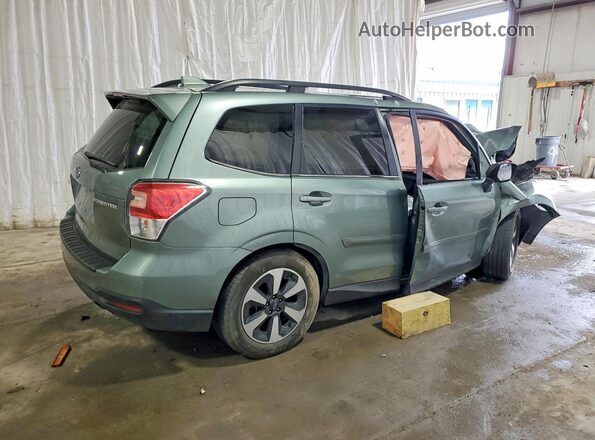 JF2SJARC6JH529501 2018 SUBARU FORESTER Зеленый Задняя правая четверть