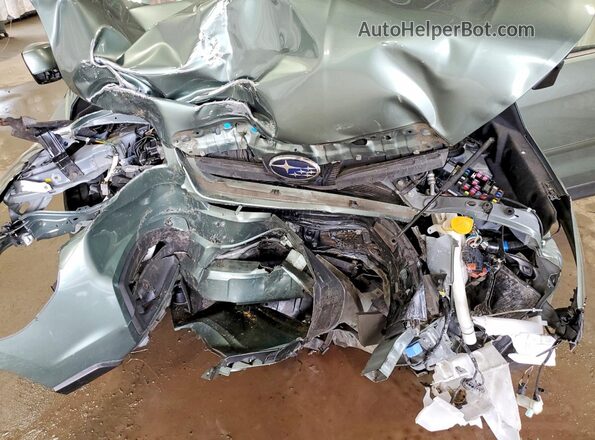 JF2SJARC6JH529501 2018 SUBARU FORESTER Зеленый Вид задней части салона