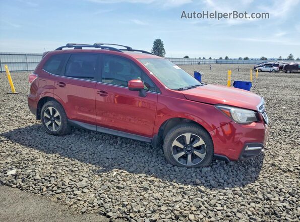 JF2SJARC7JH553659 2018 SUBARU FORESTER Красный Передняя правая четверть