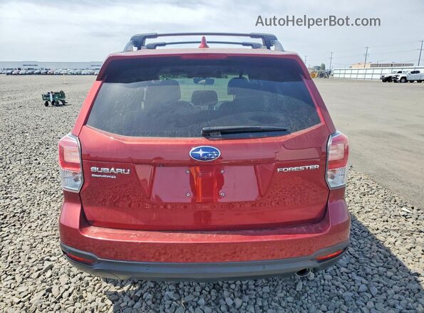 JF2SJARC7JH553659 2018 SUBARU FORESTER Красный Вид сзади