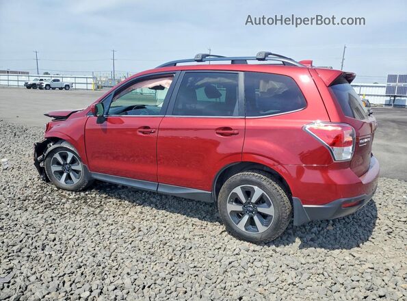 JF2SJARC7JH553659 2018 SUBARU FORESTER Красный Задняя левая четверть