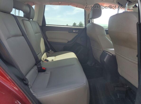 JF2SJARC7JH553659 2018 SUBARU FORESTER Красный Вид задней части салона