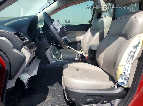 JF2SJARC7JH553659 2018 SUBARU FORESTER Красный Вид салона спереди