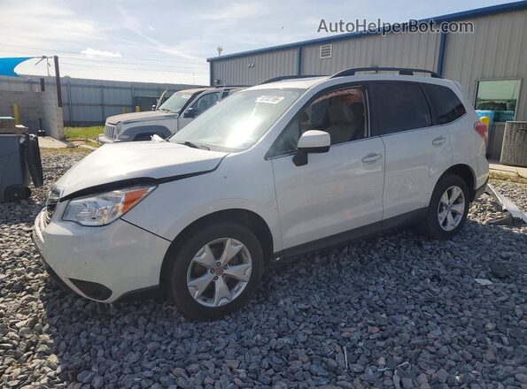 JF2SJARC9GH503693 2016 SUBARU FORESTER Белый Передняя левая четверть
