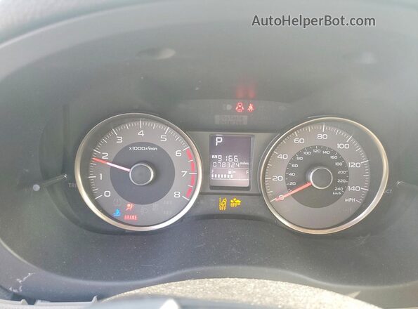 JF2SJARC9GH503693 2016 SUBARU FORESTER Белый Вид щитка приборов