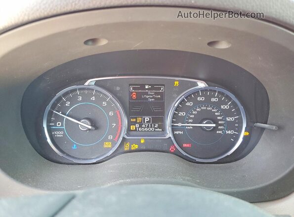 JF2SJARC9HH473760 2017 SUBARU FORESTER Красный Вид щитка приборов