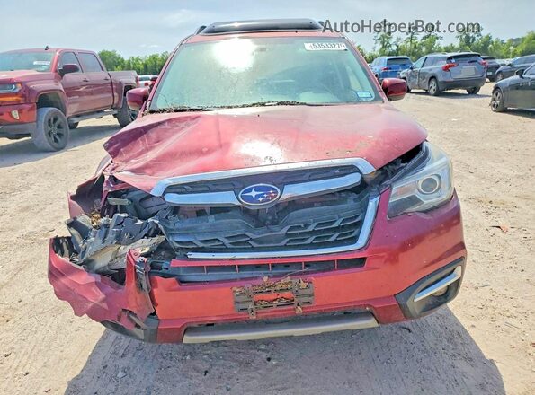 JF2SJARC9HH473760 2017 SUBARU FORESTER Красный Вид спереди