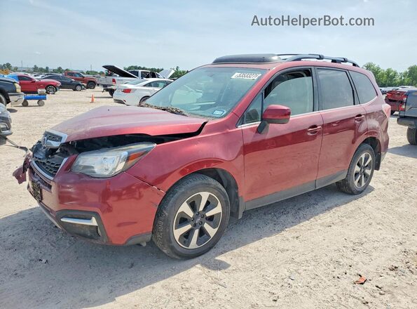 JF2SJARC9HH473760 2017 SUBARU FORESTER Красный Передняя левая четверть