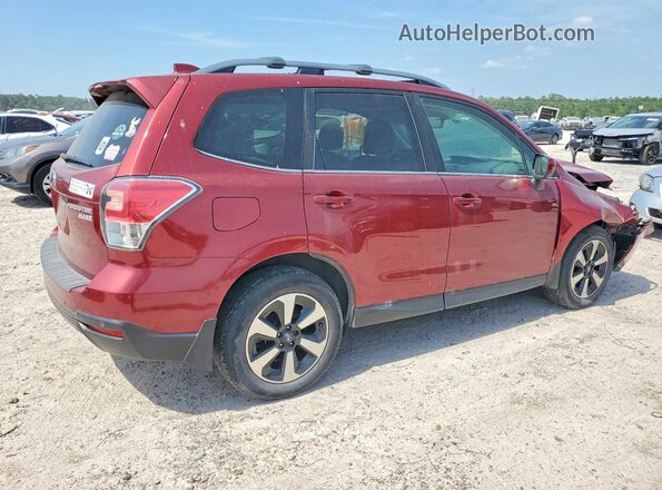 JF2SJARC9HH473760 2017 SUBARU FORESTER Красный Задняя правая четверть