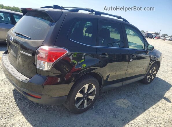 JF2SJARCXJH408888 2018 SUBARU FORESTER Черный Задняя правая четверть