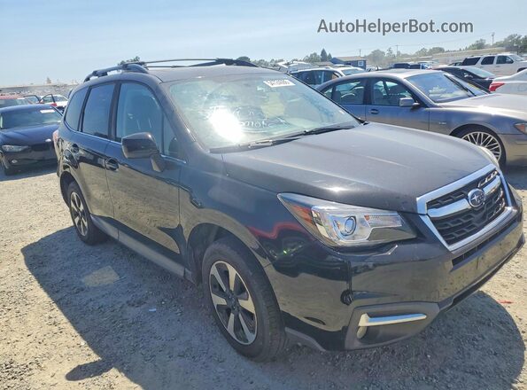 JF2SJARCXJH408888 2018 SUBARU FORESTER Черный Передняя правая четверть