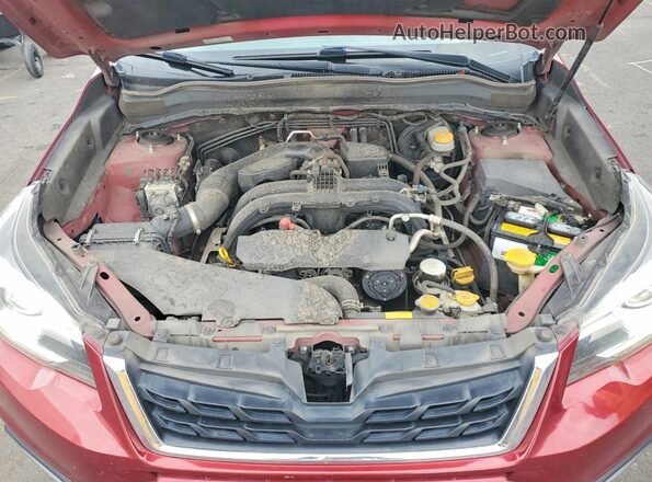 JF2SJATC4HH418285 2017 SUBARU FORESTER Красный Вид задней части салона