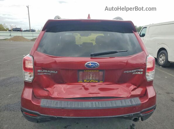 JF2SJATC4HH418285 2017 SUBARU FORESTER Красный Вид сзади
