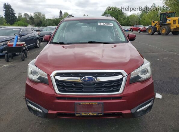 JF2SJATC4HH418285 2017 SUBARU FORESTER Красный Вид спереди