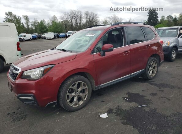 JF2SJATC4HH418285 2017 SUBARU FORESTER Красный Передняя левая четверть